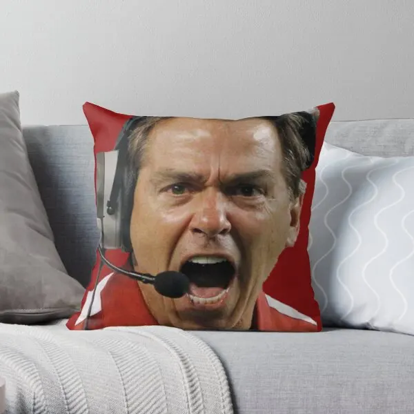 

Nick Saban The Hulk Printing Throw Pillow Cover Anime Fashion Throw Cushion Decor Comfort Car Sofa Home Pillows not include