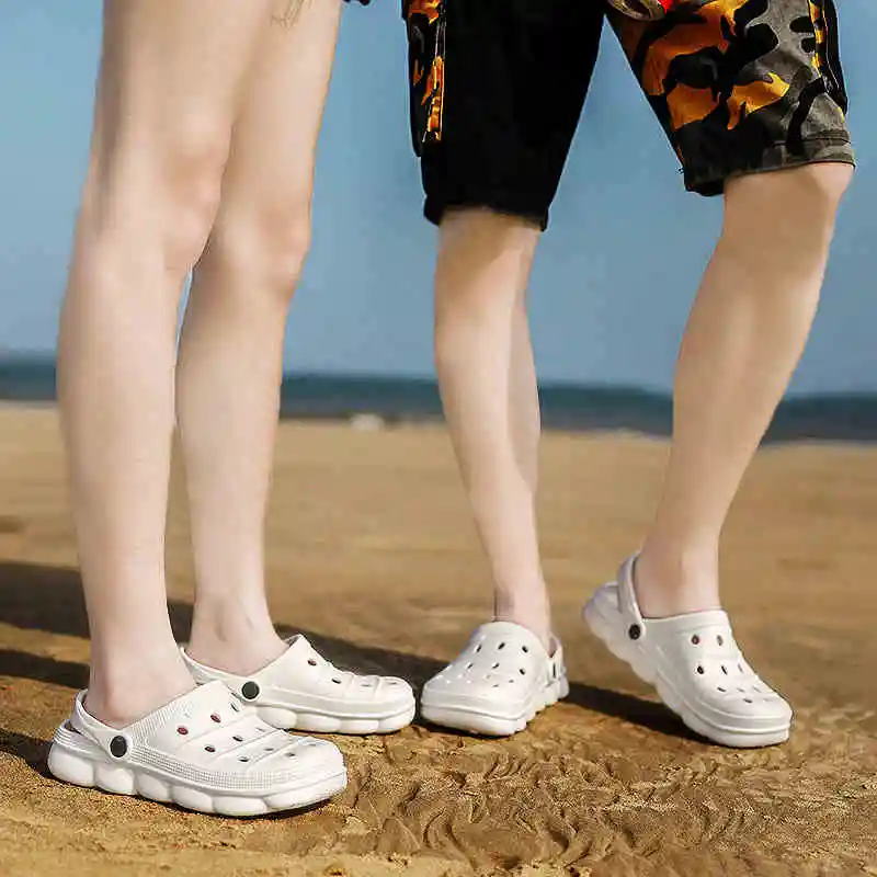 Shoes For Men Men's Flip Flops Mens Slippers Outdoor Women's Sandal Flats Slippers Home Shoes On Platform Work Non Slip Adult