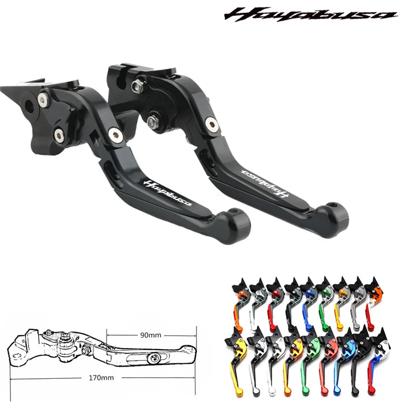 Для SUZUKI HAYABUSA/GSXR1300 GSXR 1300 1999 2007 Складные Выдвижные сцепные рычаги для мотоцикла 17