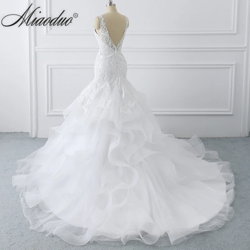 Miaoduo пикантные туфли с низким вырезом на спине кружевное свадебное платье