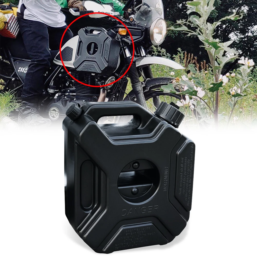5 л литровое крепление запасной топливный бак для мотоцикла канистры Пластиковые