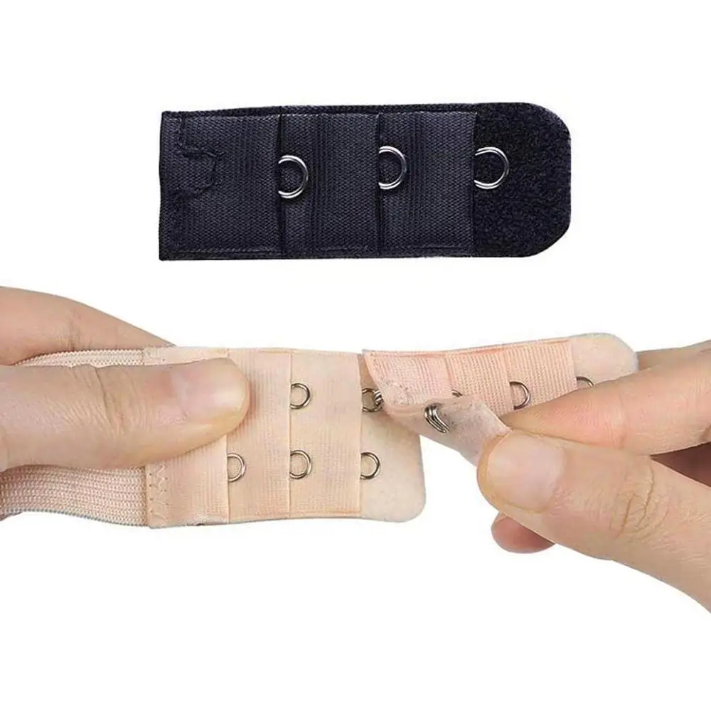 Удлинитель бюстгальтера Lvcky эластичный удлинитель с крючками 3 цвета размера 9