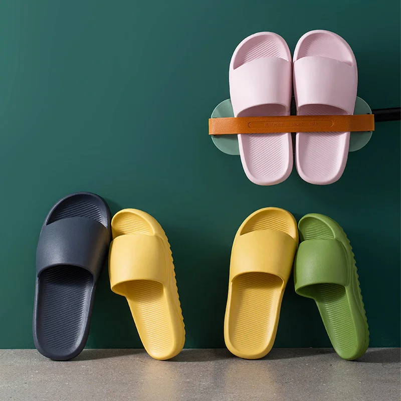 

Women's/Men Summer Bathroom Slippers Ladies Indoor Home Non-Slip Flip Flops EVA Soft Slides Couples Bedroom Floor Shoes Hot