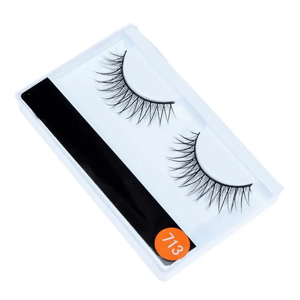 Длинные вьющиеся накладные ресницы для женщин длинный макияж 3d норковые