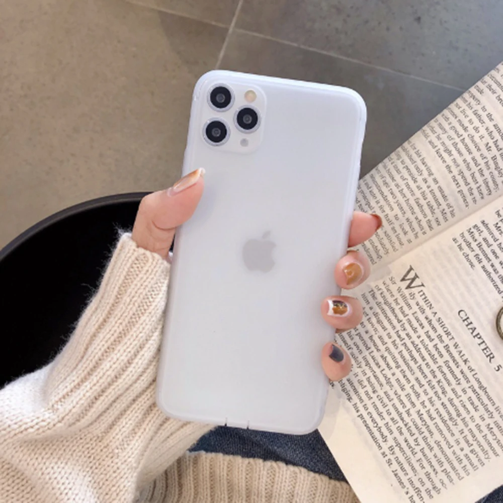 

Solid Color Matte Phone Case For iPhone 11 Pro Max X XR XS Max Slim Cover For Apple iPhone 6 6s 7 8 Plus Ultra Thin Fundas Capa