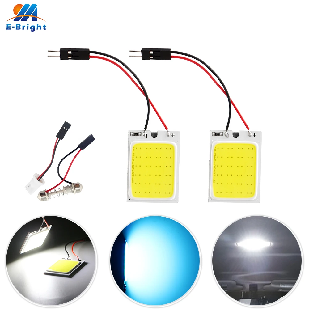 100 шт. 24 SMD COB светодиодный светильник DC12V панели купольная крыша Интерьер Карта