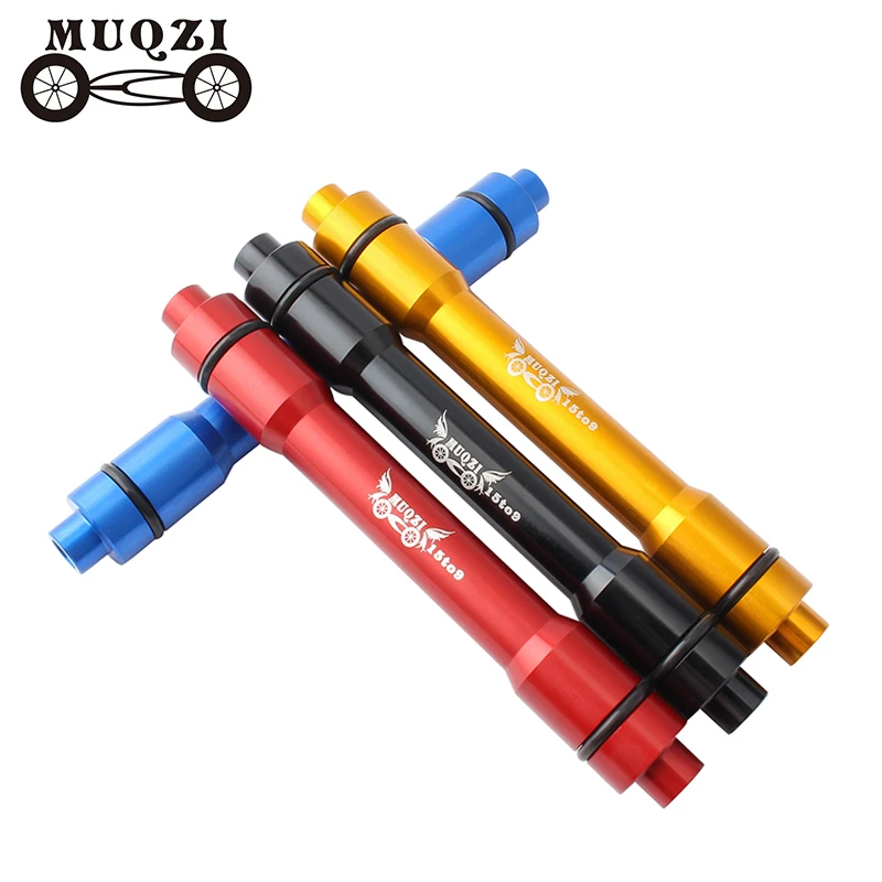 

MUQZI Bike Wheel Hub Adapter 15 TO 9mm 100mm MTB Road Bicycle Thru Axle Conversion Quick Release Aluminum Alloy Parts