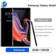 Samsung Galaxy Note9 N960F N960U Mobile Phones 128GB ROM 6GB RAM LTE Octa Core 6.4‘ NFC Snapdragon 845 Original CellPhone