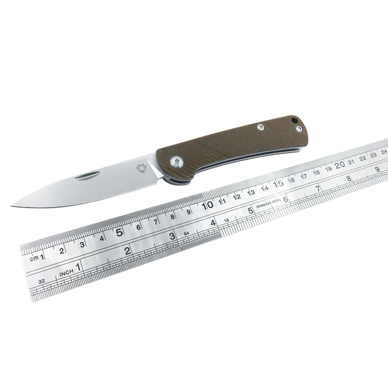 

SixLeaf Camping Micarta Handle SLIP JOINT Pocket Folding Knife SL-07 D2