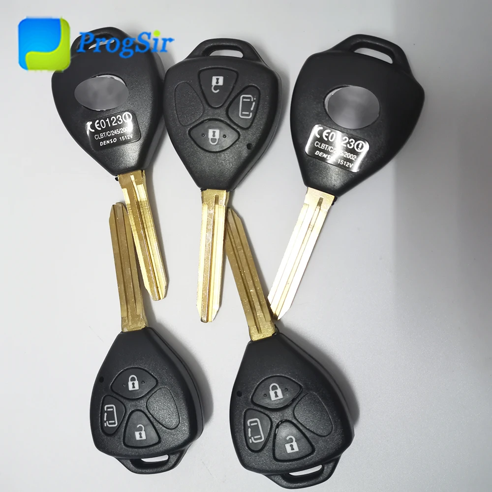 2 кнопки, 3 кнопки 4 кнопки головка ключа для Toyota с лезвие toy43