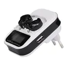 Зарядное устройство с ЖК-дисплеем и 2 слотами для LIR2016LIR2025LIR2032ML2016ML2025ML2032, 3,6 В