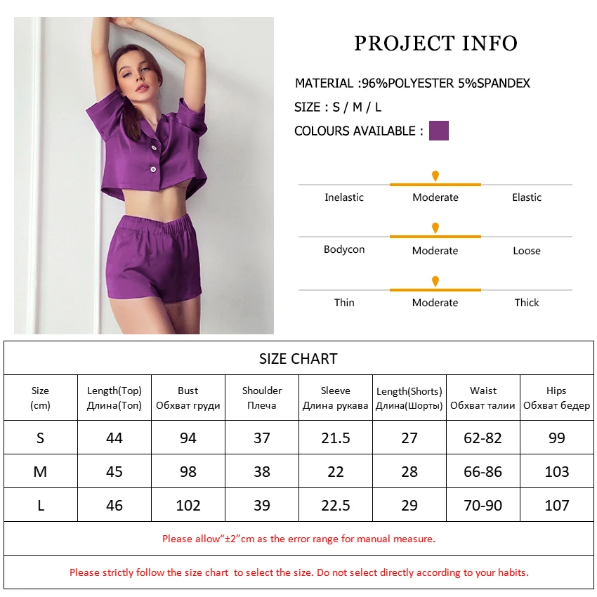 

Purple Nightgown Summer Clothes Women 2021 Casual Sets Womens Outfits Short Sleeve Turn Down Collar Sleepwear Women Pajama