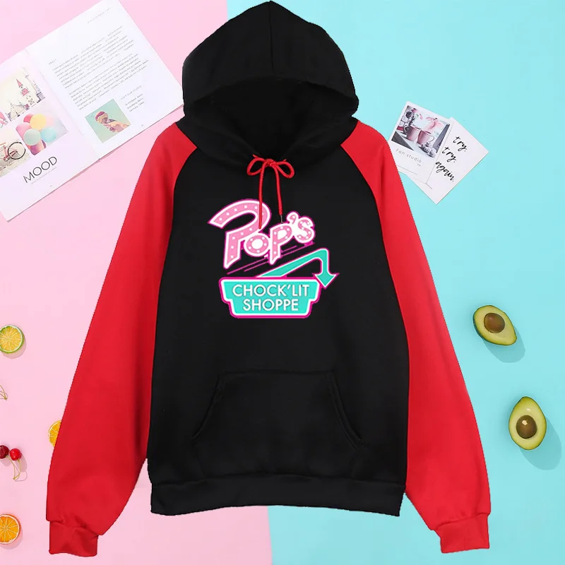 

2021 New Stitching Hoodie Candy Color Hoodie River Valley Town Pop letter printing sweatshirt women Couple Matching Sweatshirt