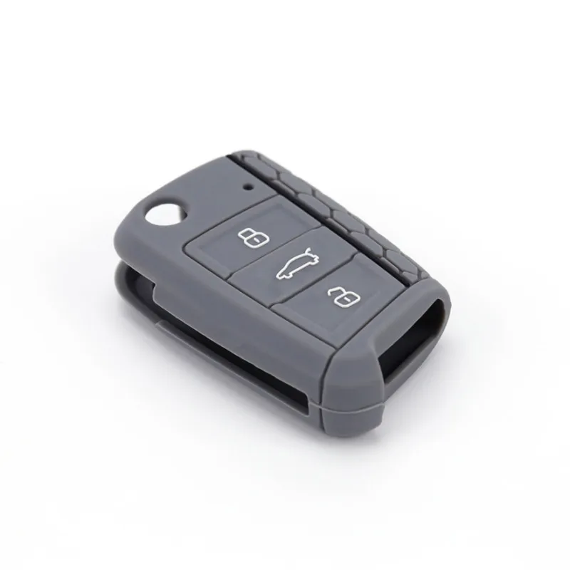 Автомобильные аксессуары чехол для ключей Volkswagen VW Golf 7 mk7 Skoda Octavia A7 силиконовый