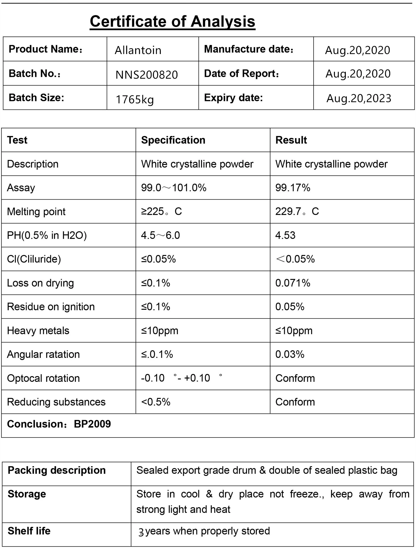 99% аллантоиновая пудра отшелушивает поверхностную кожу уменьшает тонкие линии и