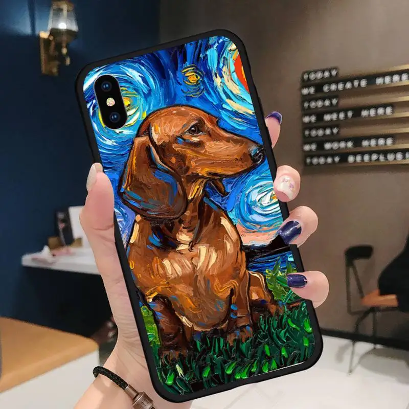

paintings Starry Night Van Gogh Phone Case for iPhone 11 12 pro XS MAX 8 7 6 6S Plus X 5S SE 2020 XR