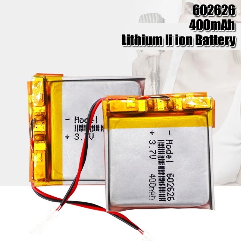 602626 400mah Lipo cells 3 7 V литиевая полимерная аккумуляторная батарея для MP3 MP4 GPS