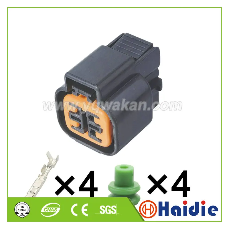 Бесплатная доставка 5 комплектов Kum 4pin эквивалент пластиковый штекер 4way