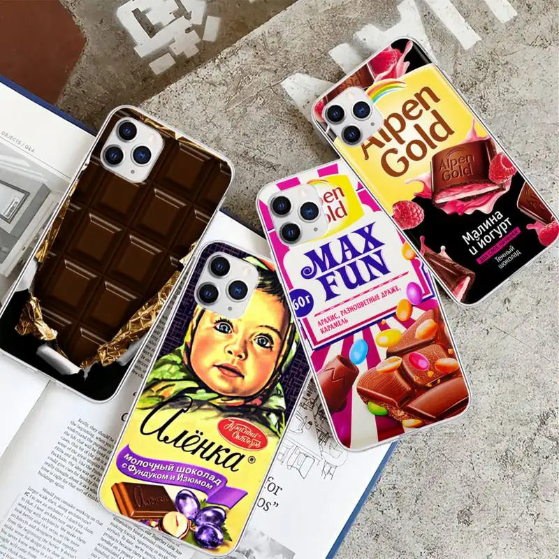 

Alpen Gold Chocolate Transparent Mobile Phone Cover Case For Xiaomi Redmi K30s Ultra Note 9s 9 Pro Max Mi 10 Lite 11 10T Pro