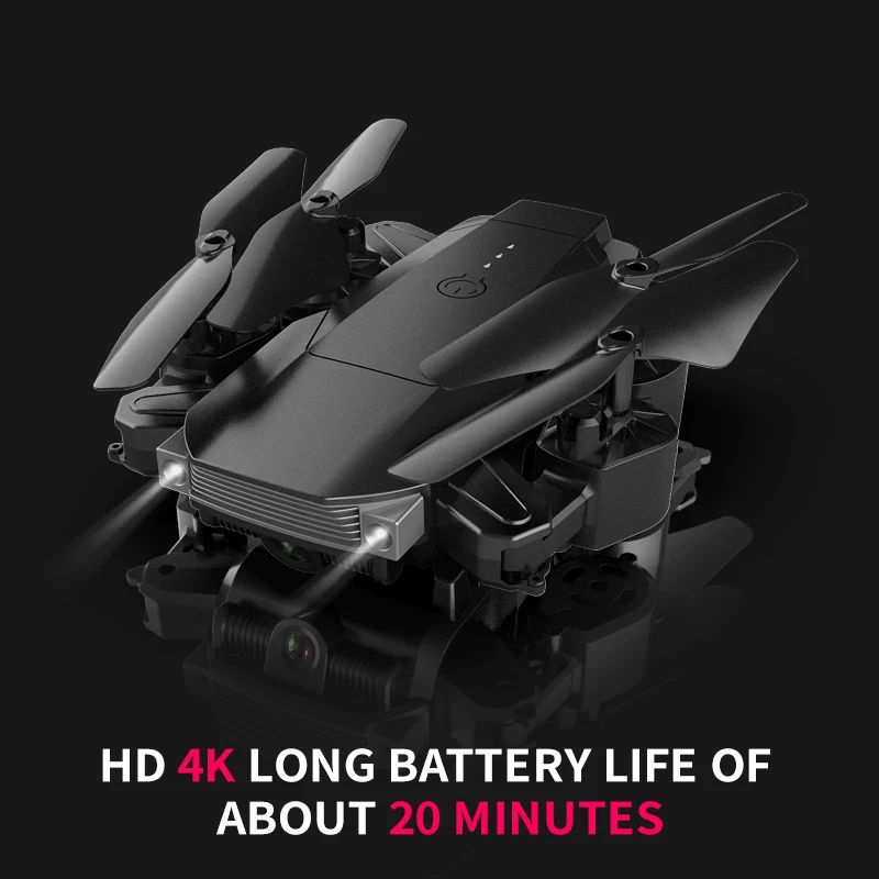 

New Drone 4K With HD Camera WIFI 1080P Dual Camera Quad Copter FPV Professional Drone Toy Free Spare Battery High Quality