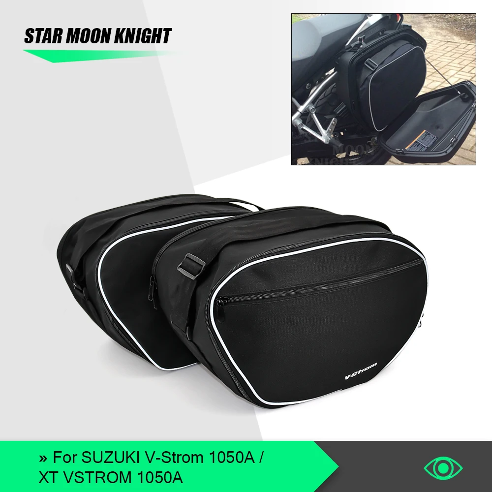 

For SUZUKI V-Strom 1050A / XT VSTROM 1050A Motorcycle luggage bags Expandable Inner Bags Black Trunk Inner Bags
