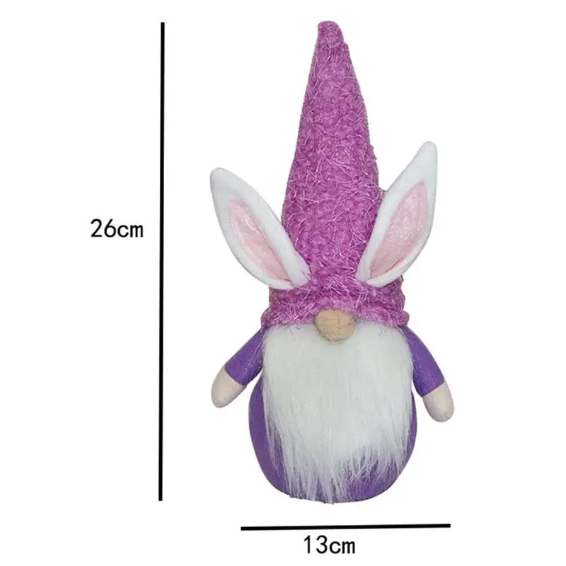

Handmade Plush Bunny Dwarf Doll Easter Gifts and Home Decor-Faceless Dwarf Dolls on Easter Day