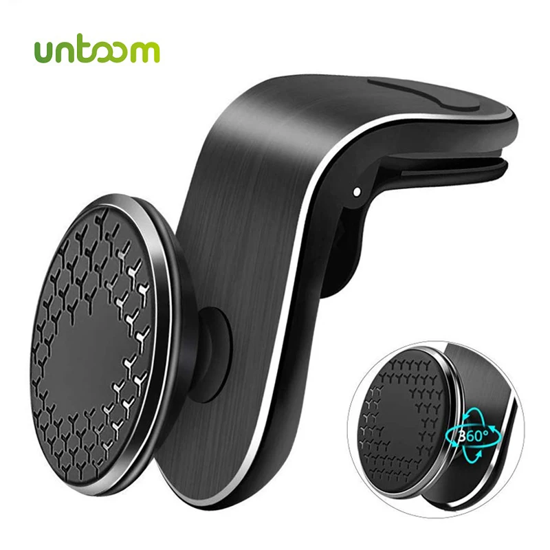 Untoom Magnetic Car Phone Holder Universal Magnet Air Vent Mount in Car Mobile Phone Holder Stand for iPhone 11 Pro Max Samsung