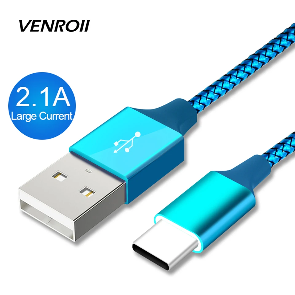 Кабель USB Type C 1 м 2 3 кабель для передачи данных Samsung S8 S9 Xiaomi Mi Mix 2S 8 Huawei P20 Pro Mate 20 Lite USBC