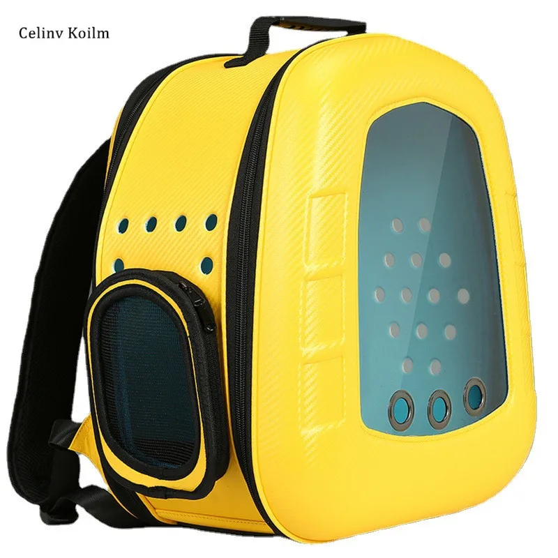 

Celinv Koilm Pet Cat Carrier Backpack Breathable Cat Travel Outdoor Backpack For Small Dog Cats Portable Packaging Pet Supplies