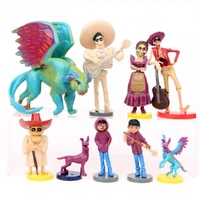 funny 9pcslot 5 10cm movie coco pixar miguel riveras action figure toys collection miguelernesto de la cruz hector kids gift