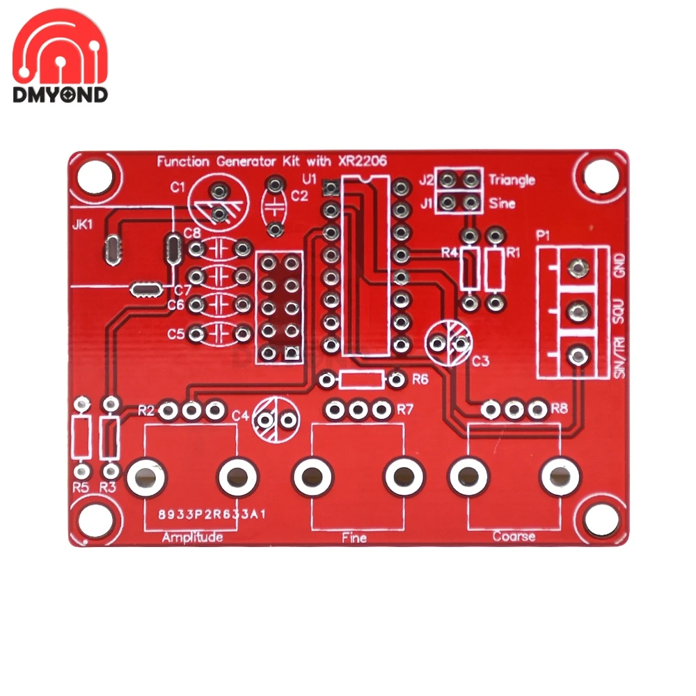 DDS Функция генератор сигналов XR2206 DIY Набор синусоидальный сигнал Треугольники