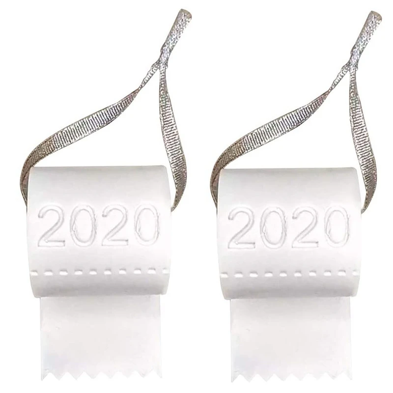 

2 шт., декоративная трехмерная белая бумажная подвеска в виде рождественской елки