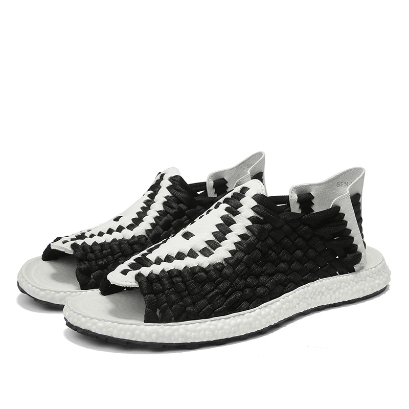 

2020 men hombre for couple Man mesh sport mens playa flops slip man breathable mens Men wear sandals new zapatos shoe mujer on