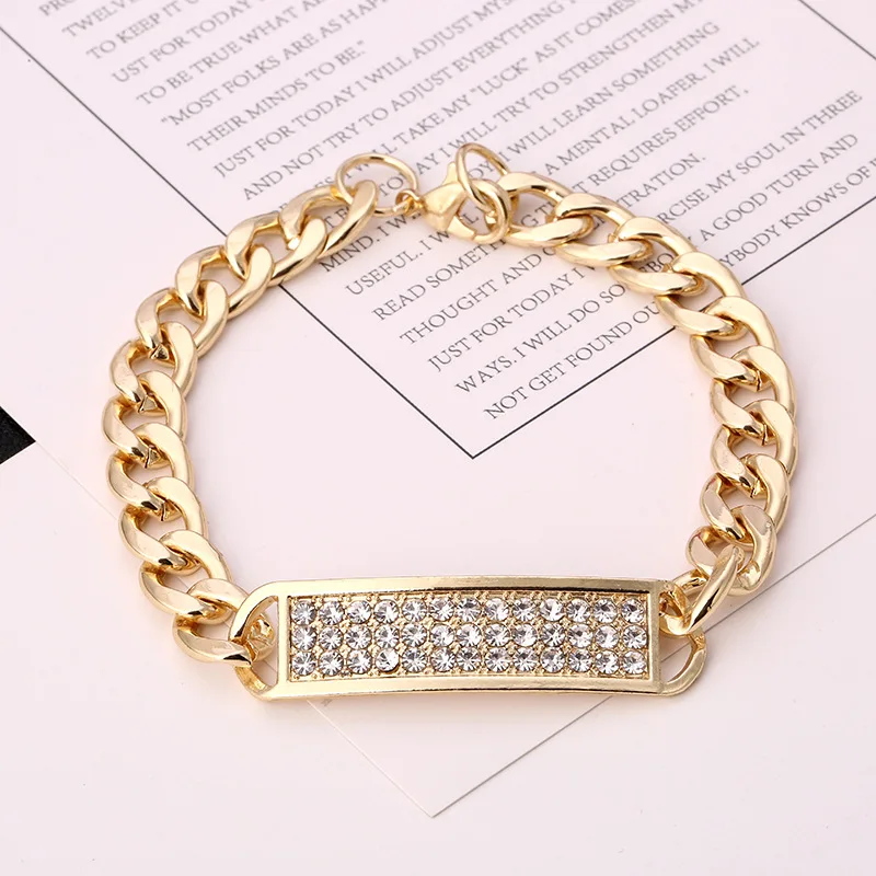 Взрывоопасный креативный браслет для мужчин и женщин имитация золота полный