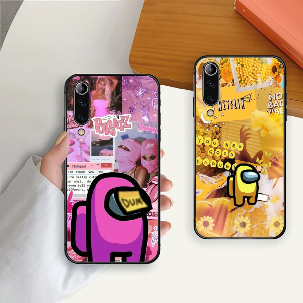 

Game Among Us Cartoon Phone Case Cover For Xiaomi Mi Note A2 A3 8 9 3 9 9T 10 Max Pro Lite Ultra Black Cell Black Hot Shell
