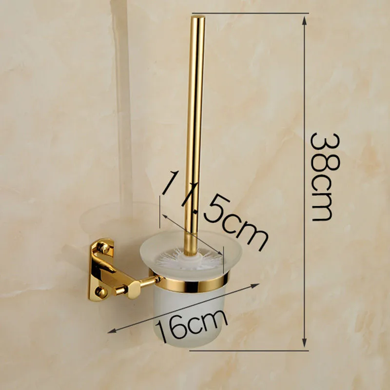 Аксессуары для ванной комнаты набор латунных золотых полотенец держатель бумаги