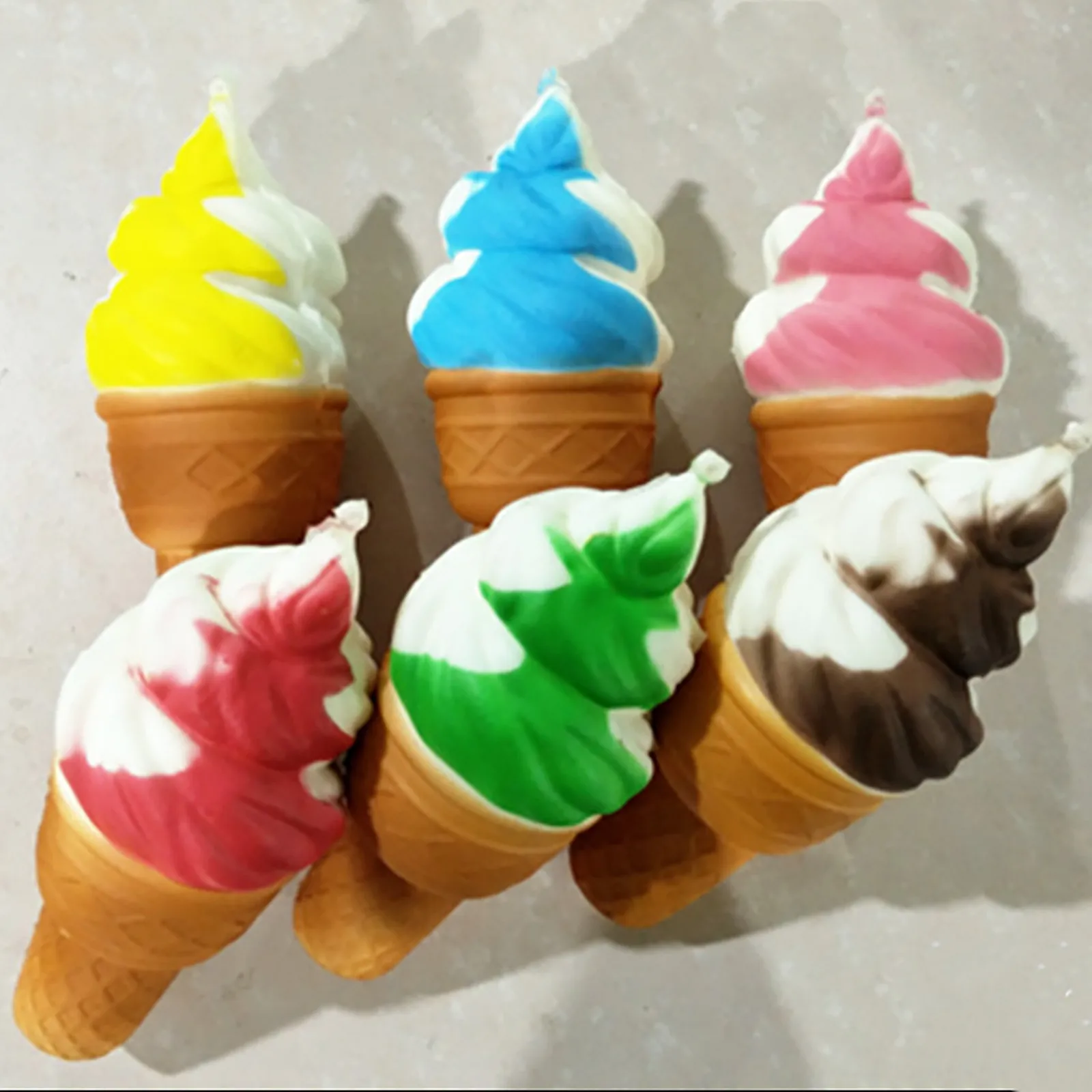 

2pc Exquisite Fun Ice Cream Scented Charm Slow Rising Simulation Kid Toy Fidget Toys Pack Decompression Partner Gifts Pack#50