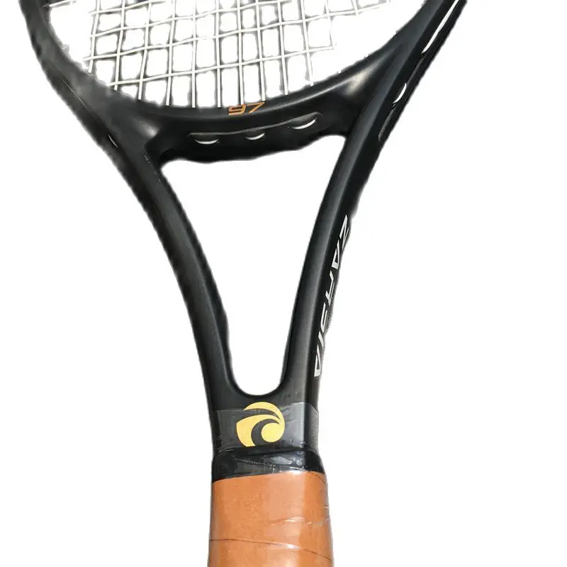 Карбоновая Теннисная ракетка ZARSIA 100% из Тайваня Размер головки 315 г черная