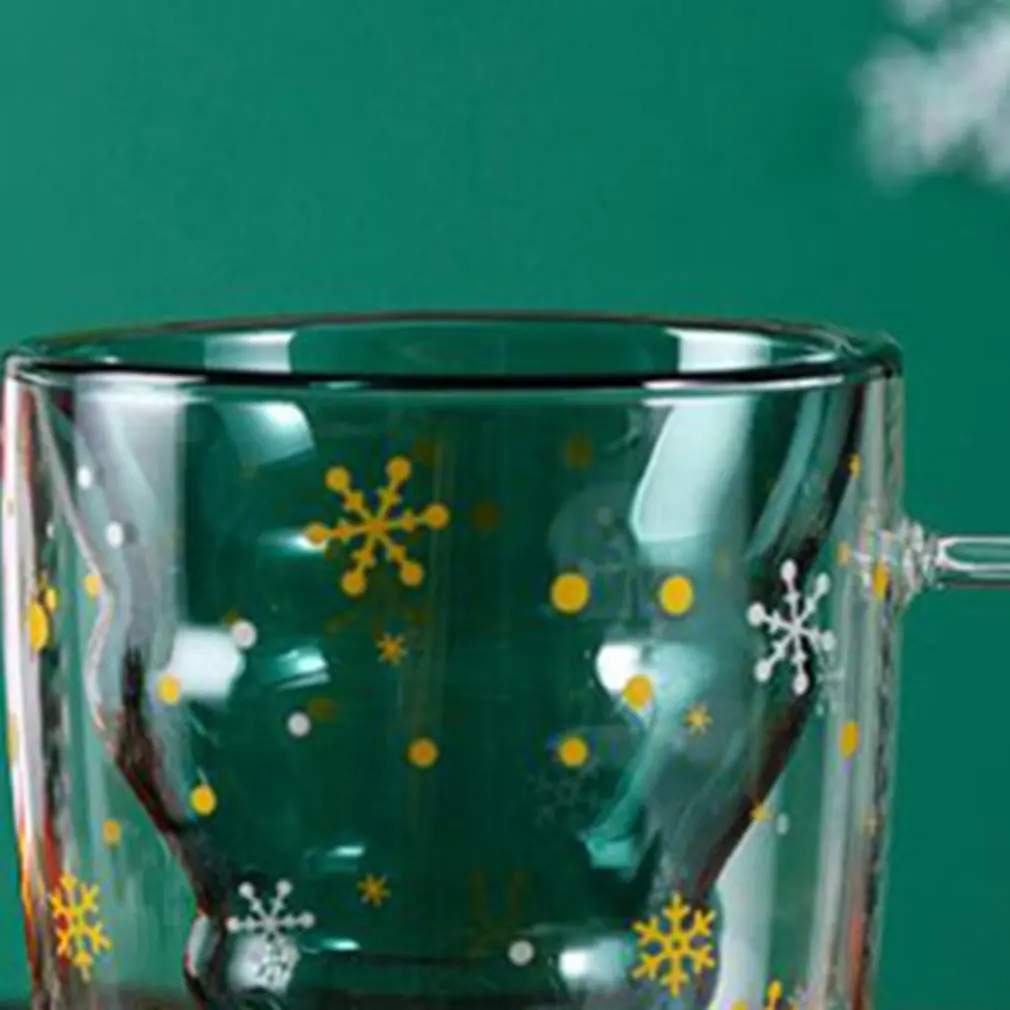 Стеклянная чашка для рождественской елки 300 мл|Другие стаканы| |