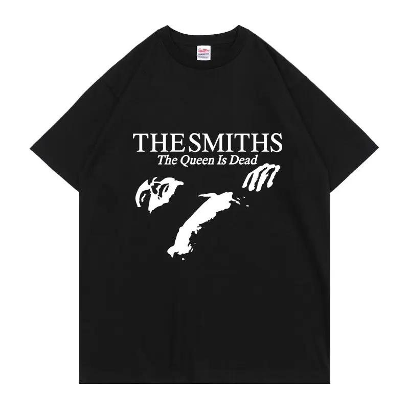 

The Smiths "The Queen Is Dead" - T-shirt , 1980's Indie, Morrissey Bigger Size Homme Classic T Shirts Men Women Round Neck Tee