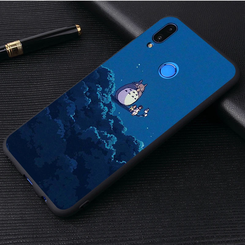 Черный силиконовый чехол для телефона My Neighbor Totoro honor 30 20 Pro 8 8X 9 10 Lite Mate