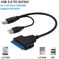converter usb to sata cable usb 3 0 to sata adapter 715pin connector for 2 53 5 inch external ssdhdd for computer pc laptop