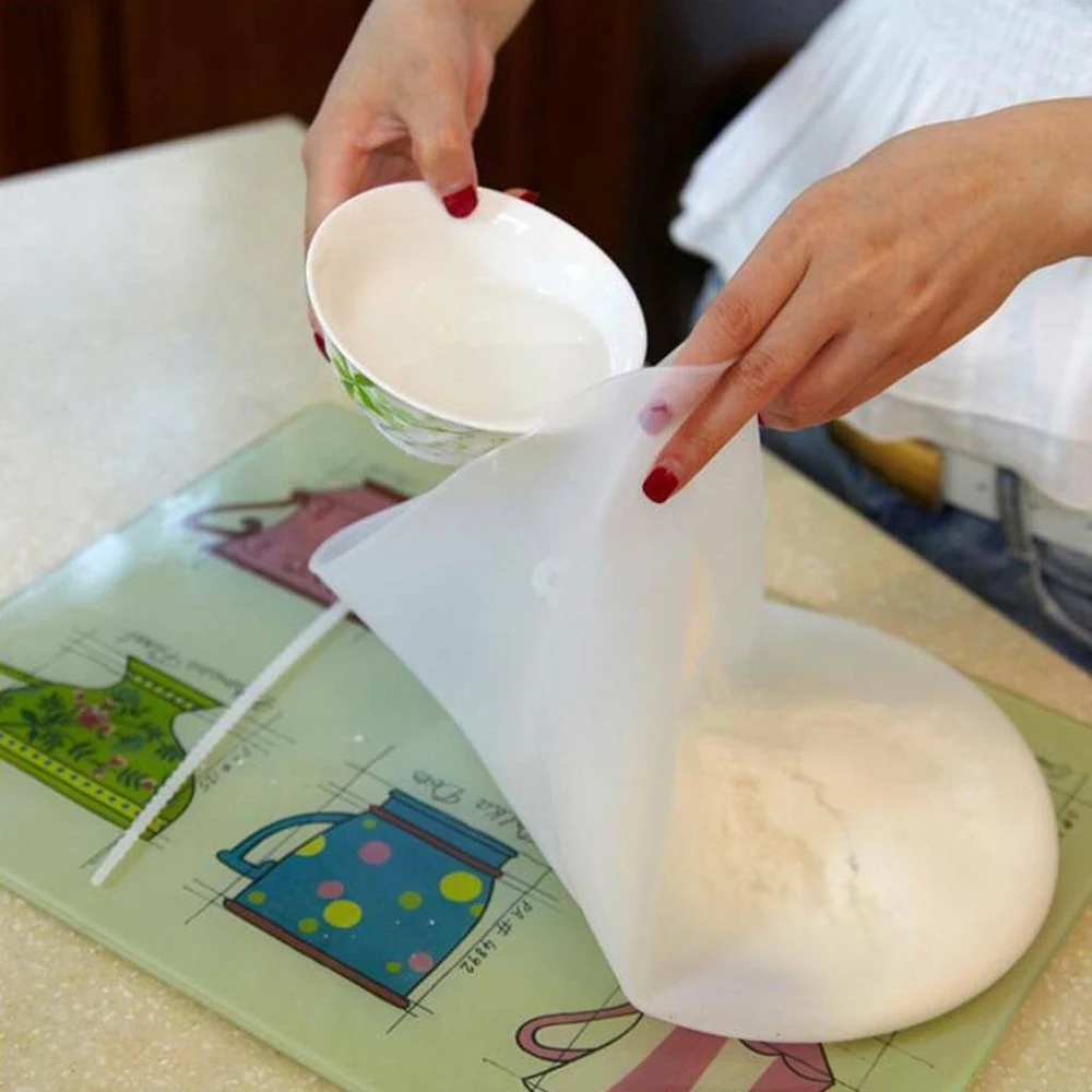 Silicone Pastry Blenders Bag Cooking Tools Preservation Kneading Dough Flour-mixing Kitchen Gadget Accessories | Дом и сад
