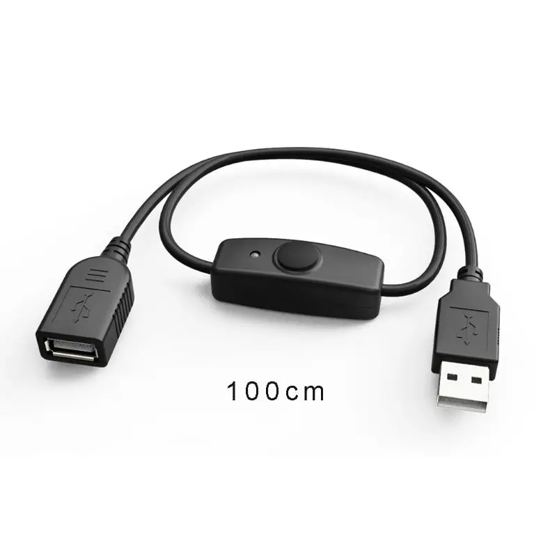Удлинительный шнур USB 2022 для синхронизации данных 2 0 кабель с переключателем