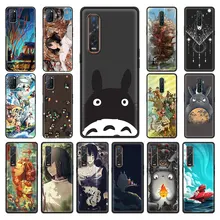Anime Cute Totoro Spirited Away Phone Case for Oppo A9 2020 A52 A53 Find X2 X3 Lite Reno 3 F11 Ace A55 A93 A94 4 Pro 5G Cover