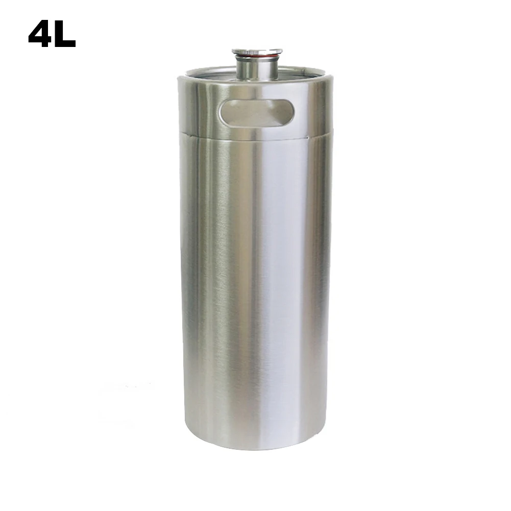 

Travel Barware Party Supplies Canteen With Lid Home Brewing Kitchen Beer Making Portable Heat Preservation Mini Keg Growler