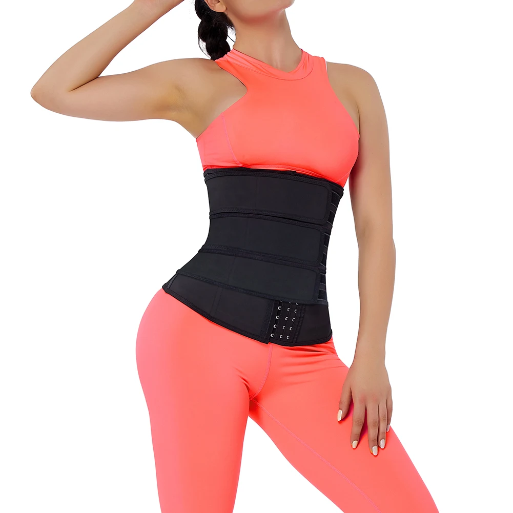 

Womens Latex Waist Trainer with Three Hooks