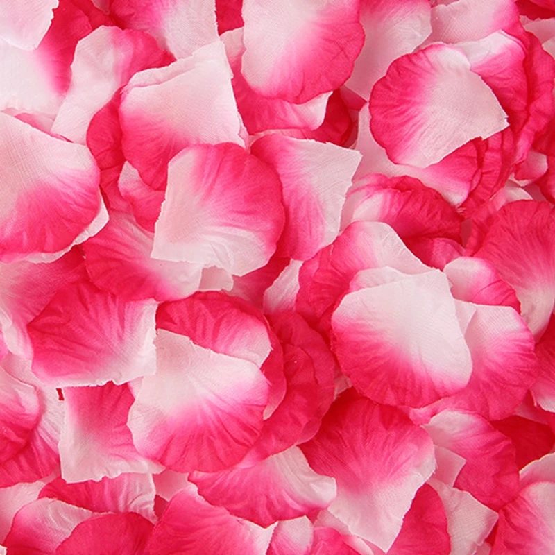 2000 шт красочные свадебные розы искусственные лепестки роз Свадебные Petalas красочные шелковые цветочные аксессуары