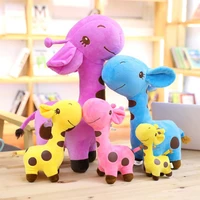 18cm new giraffe plush toy pendant soft deer stuffed cartoon animals doll baby kids toys christmas birthday colorful gifts