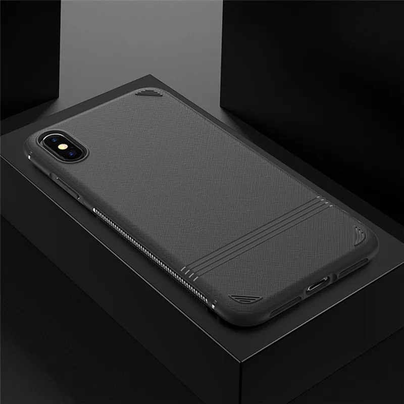 Чехол для iPhone X Xs Max XR 8 6 6S 7 Plus жесткая задняя панель из поликарбоната Чехлы синий